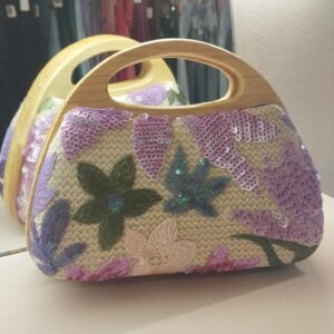 SOBRE MADERA FLORES LAVANDA