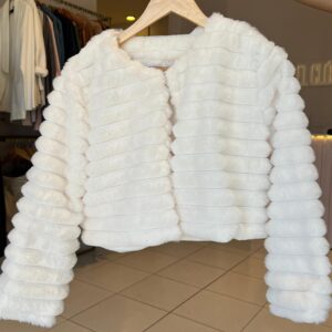 ALQUILER SAQUITO BLANCO SINTETICO CON MANGAS